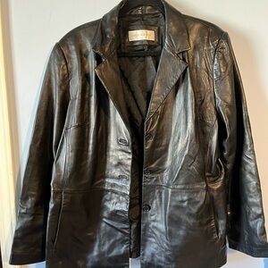 Vintage Jones New York Black Leather Jacket